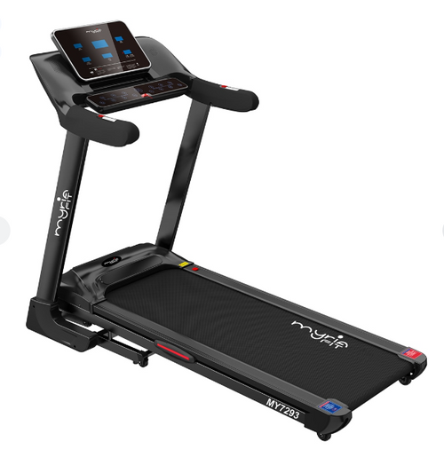 Banda de alergat Fit M293, viteza maxima 18km/h, greutate suportata 150kg, negru